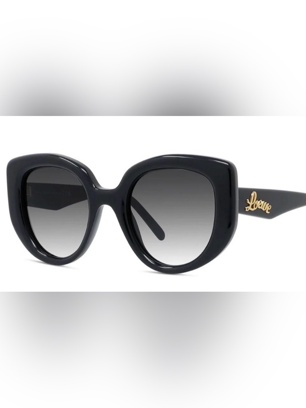 Loewe Black Women's Sunglasses with Gradient Lenses. LOEWE - LW40100I